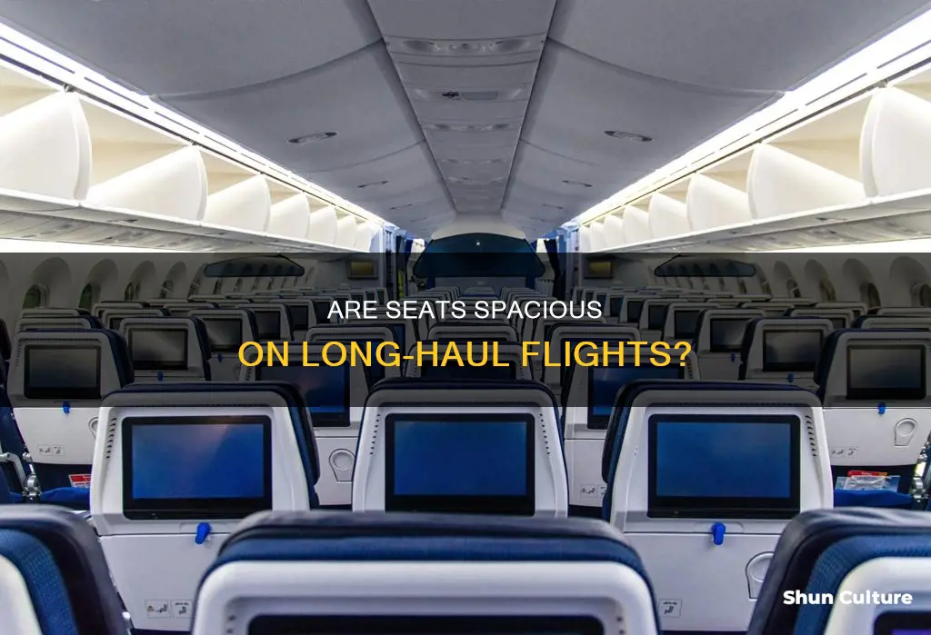 are seats bigger on airplanes flying from us to australia