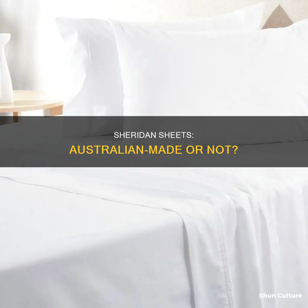 are sheridan sheets made in australia