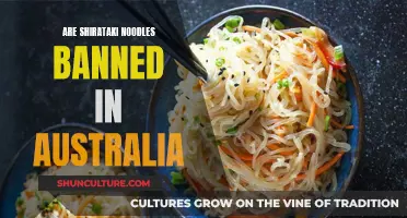 Shirataki Noodles: Banned in Australia?