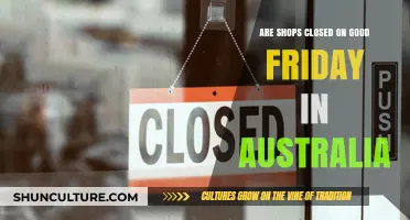 Shopping on Good Friday in Australia: What's Open?
