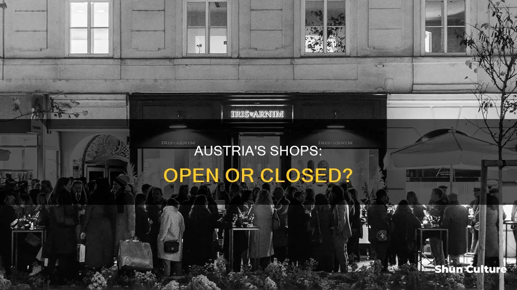 are shops open in austria