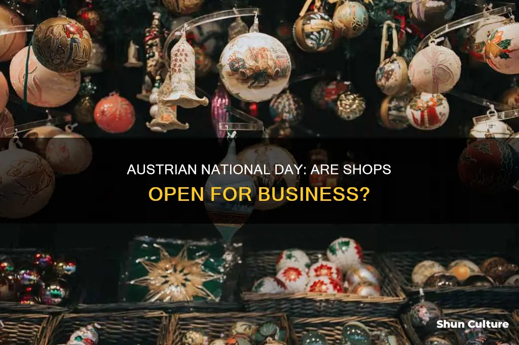 are shops open on austrian national day