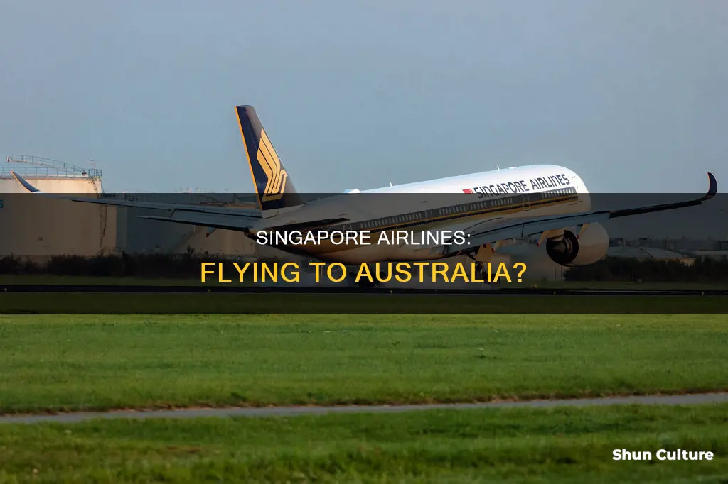 are singapore airlines flying to australia