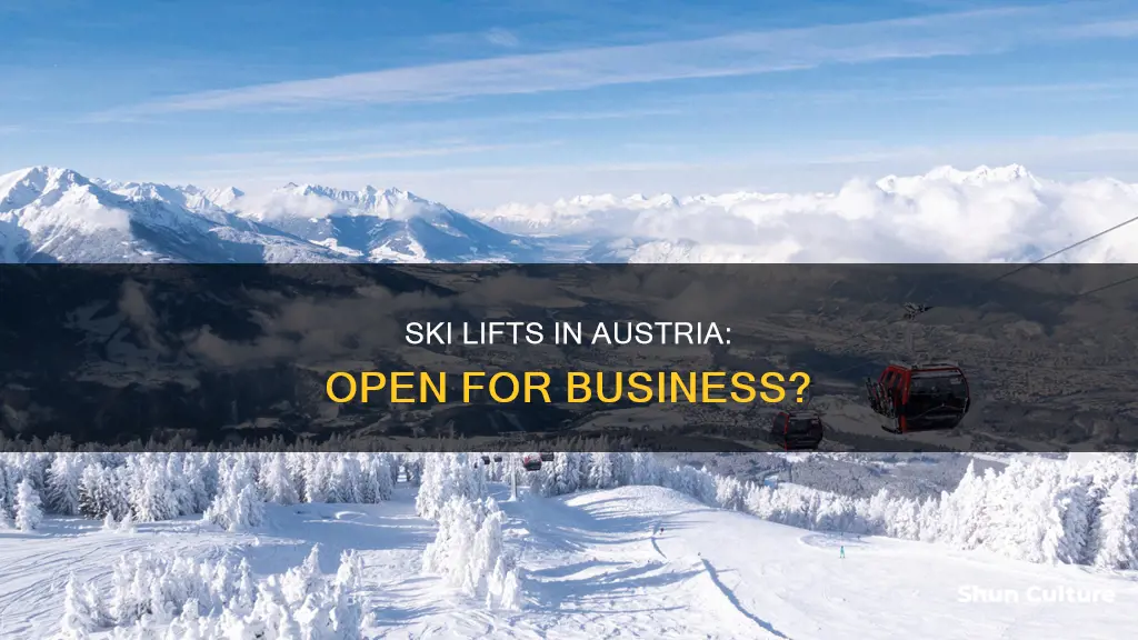 are ski lifts open in austria