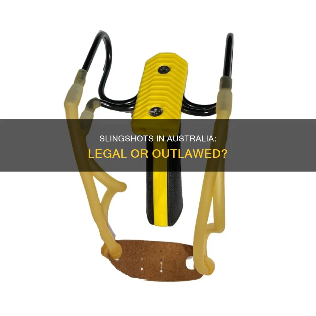 are slingshots banned in australia