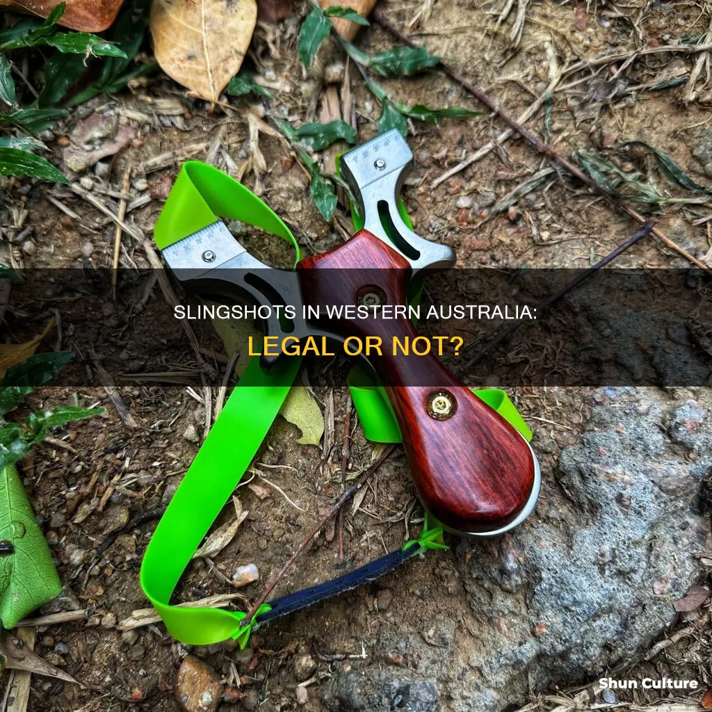 are slingshots illegal in western australia
