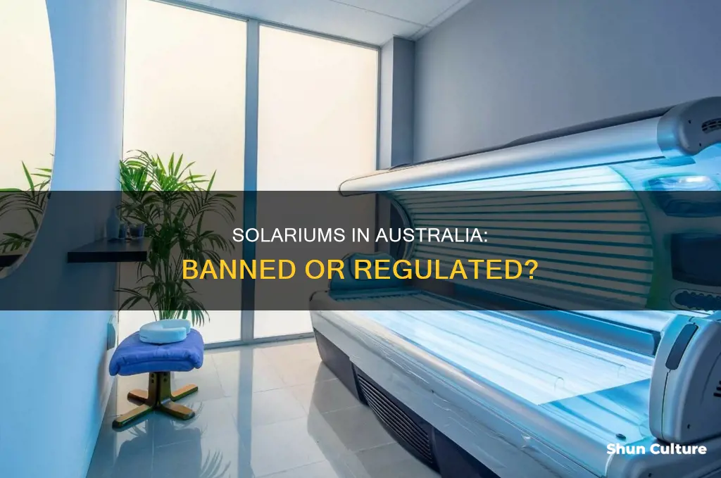 are solariums banned in australia