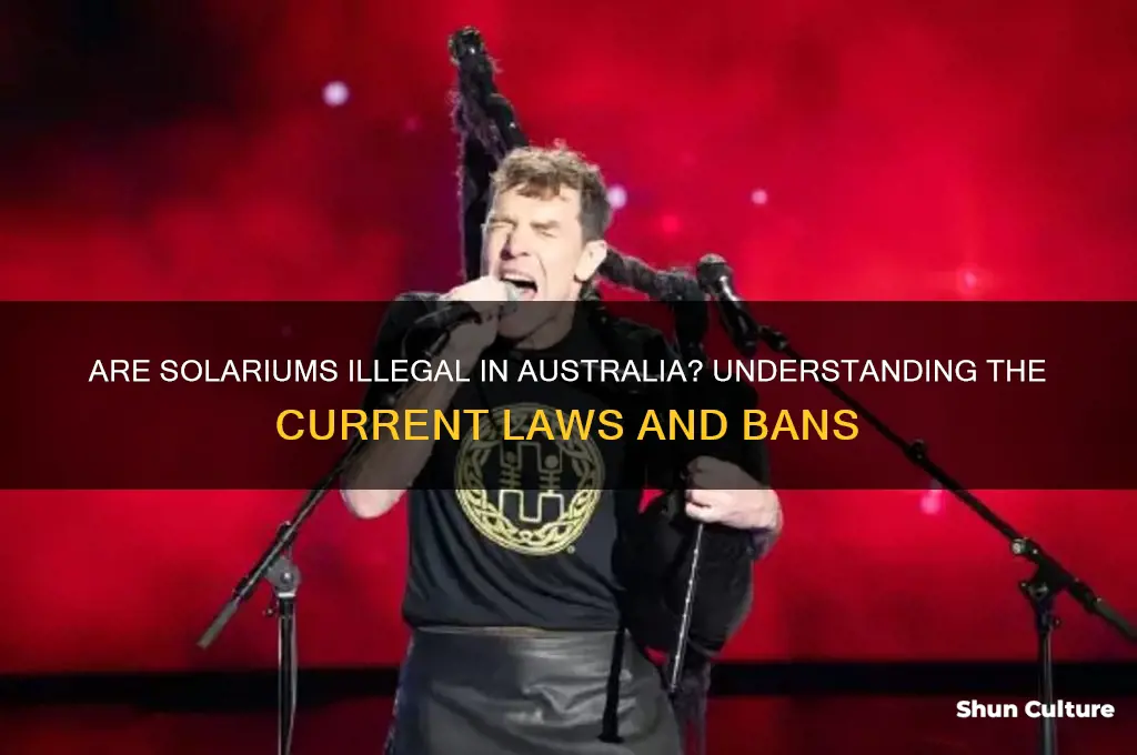 are solariums illegal in australia
