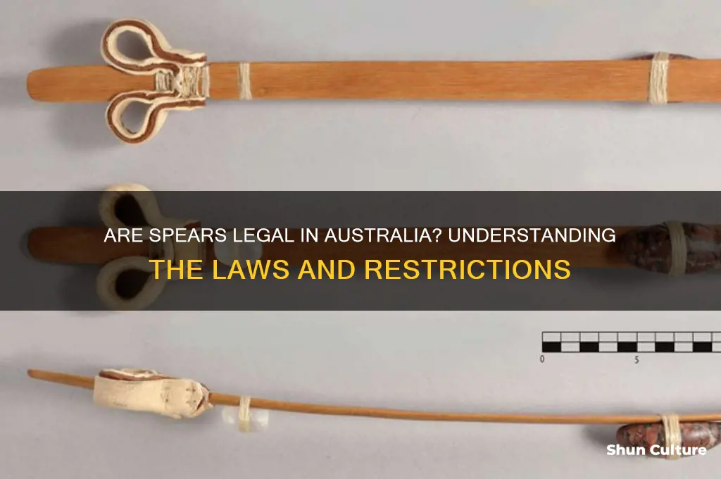 are spears illegal in australia