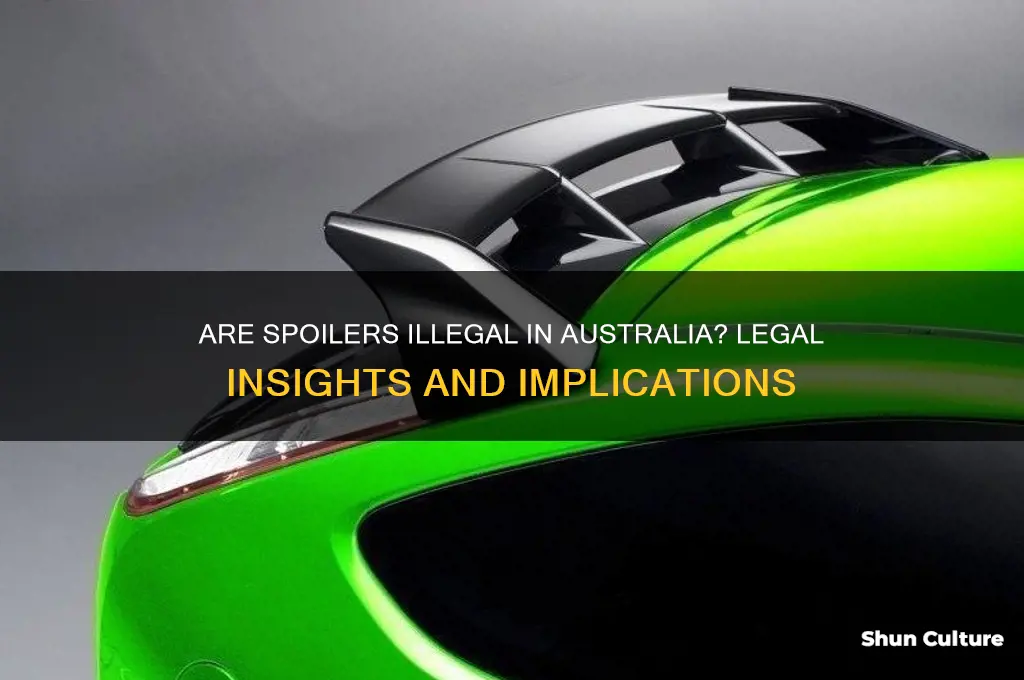 are spoilers illegal in australia