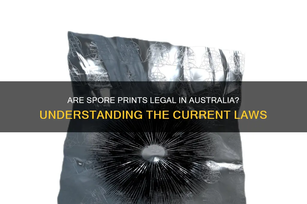 are spore prints illegal in australia