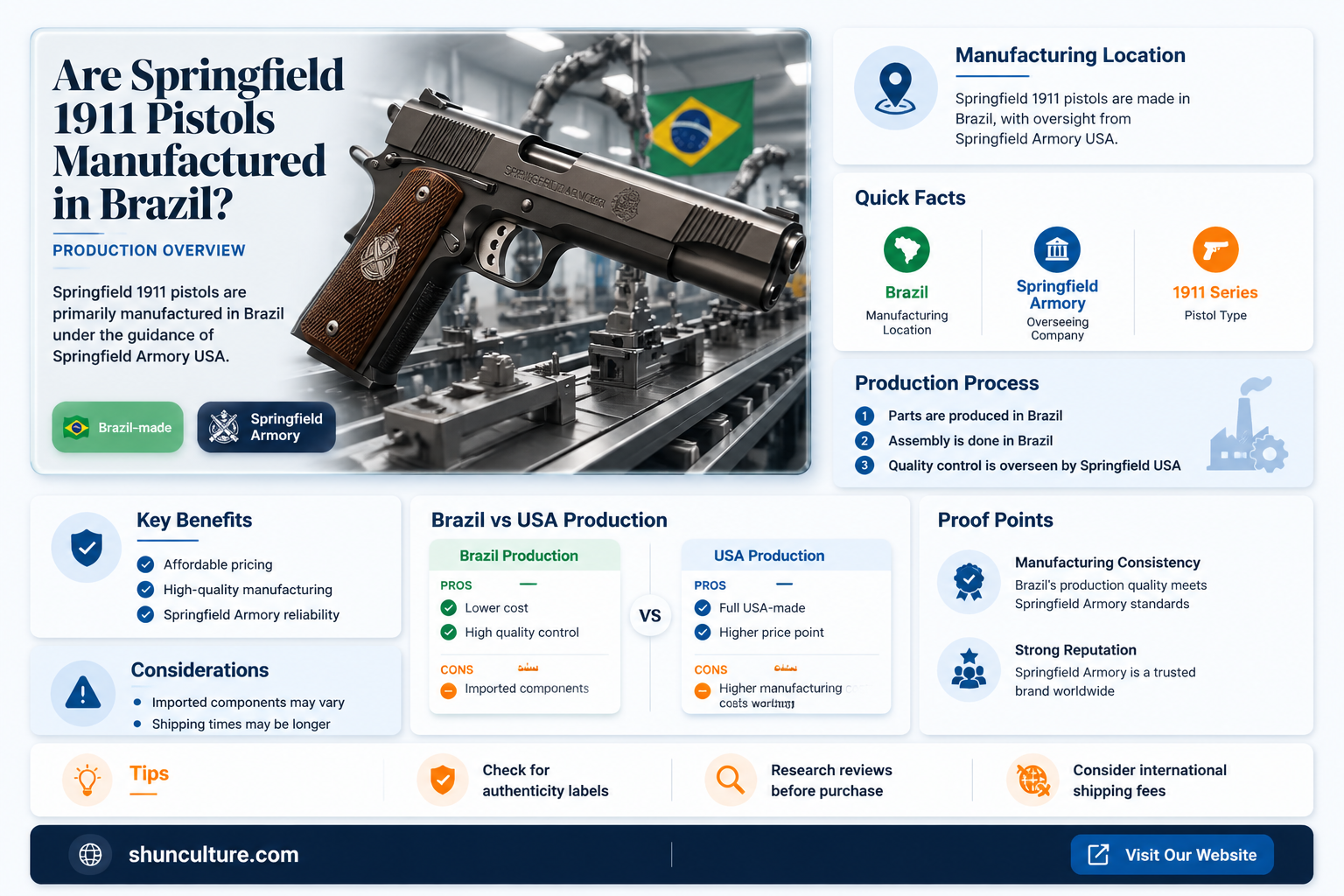 are all springfield 1911 made in brazil