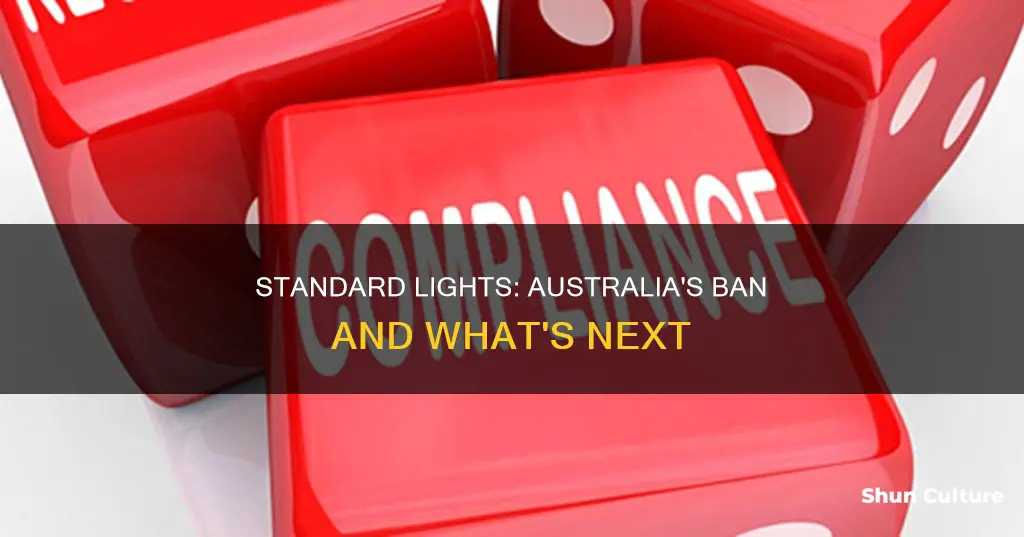 are standard lights banned in australia