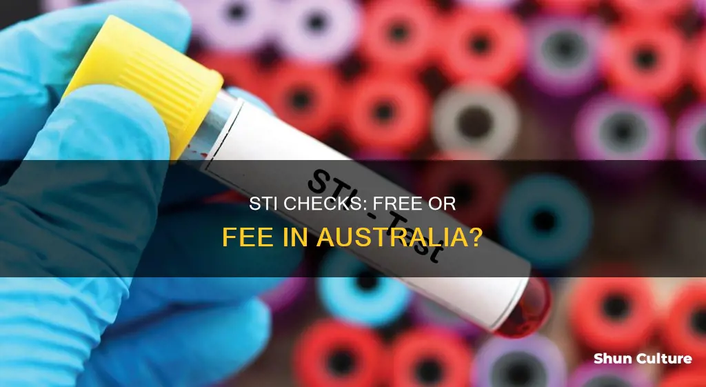 are sti checks free in australia