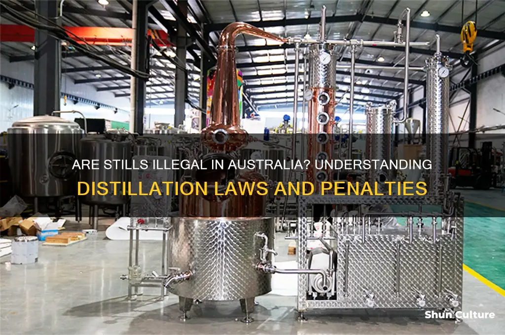 are stills illegal in australia