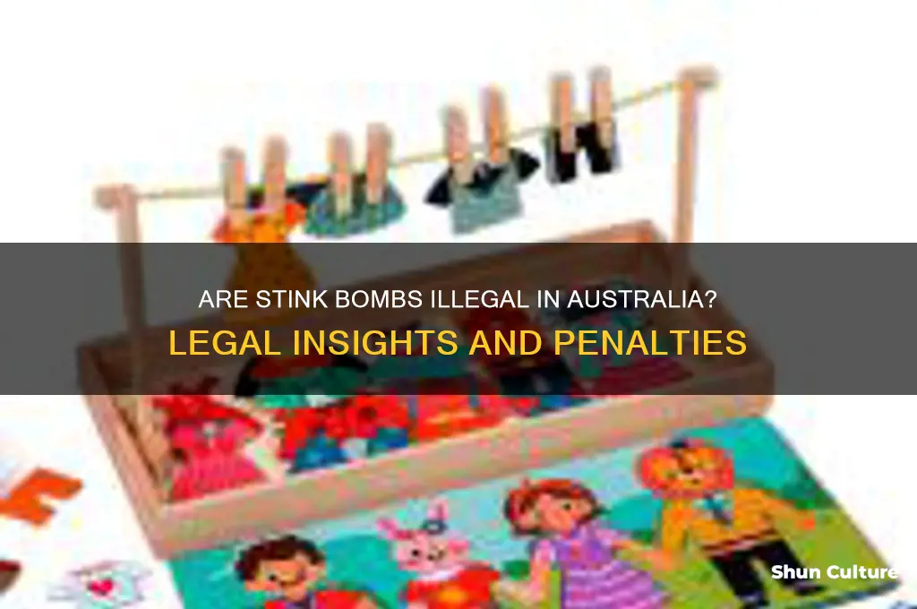 are stink bombs illegal in australia