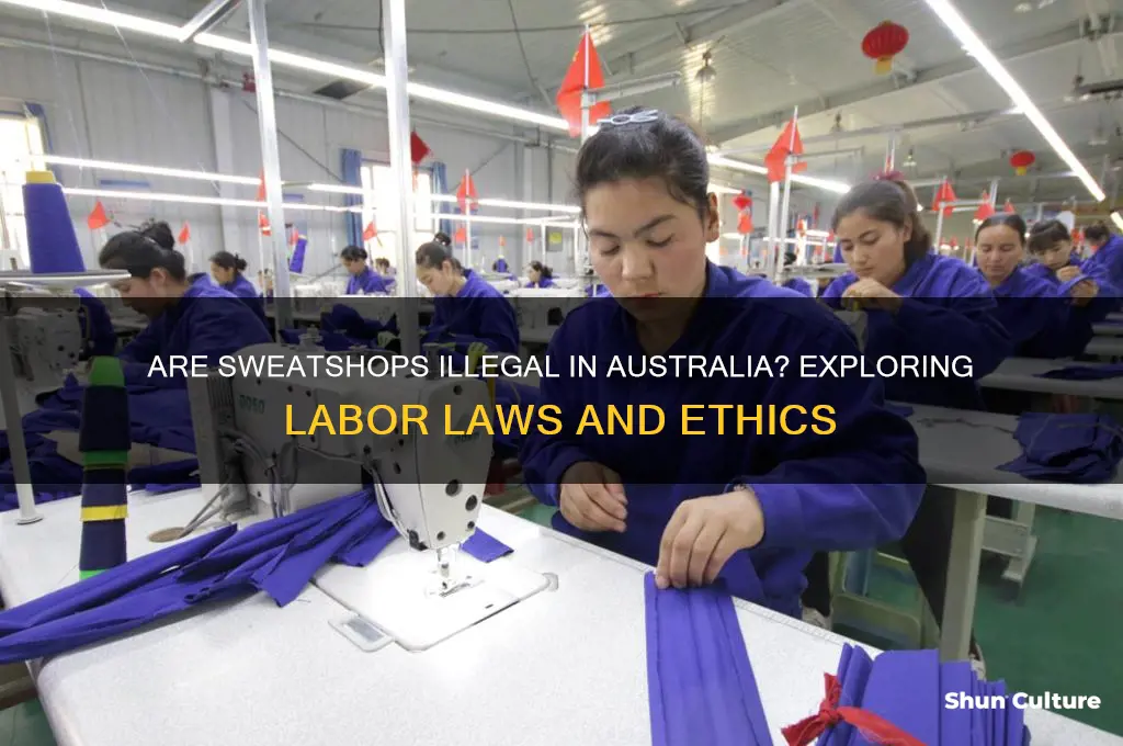 are sweatshops illegal in australia
