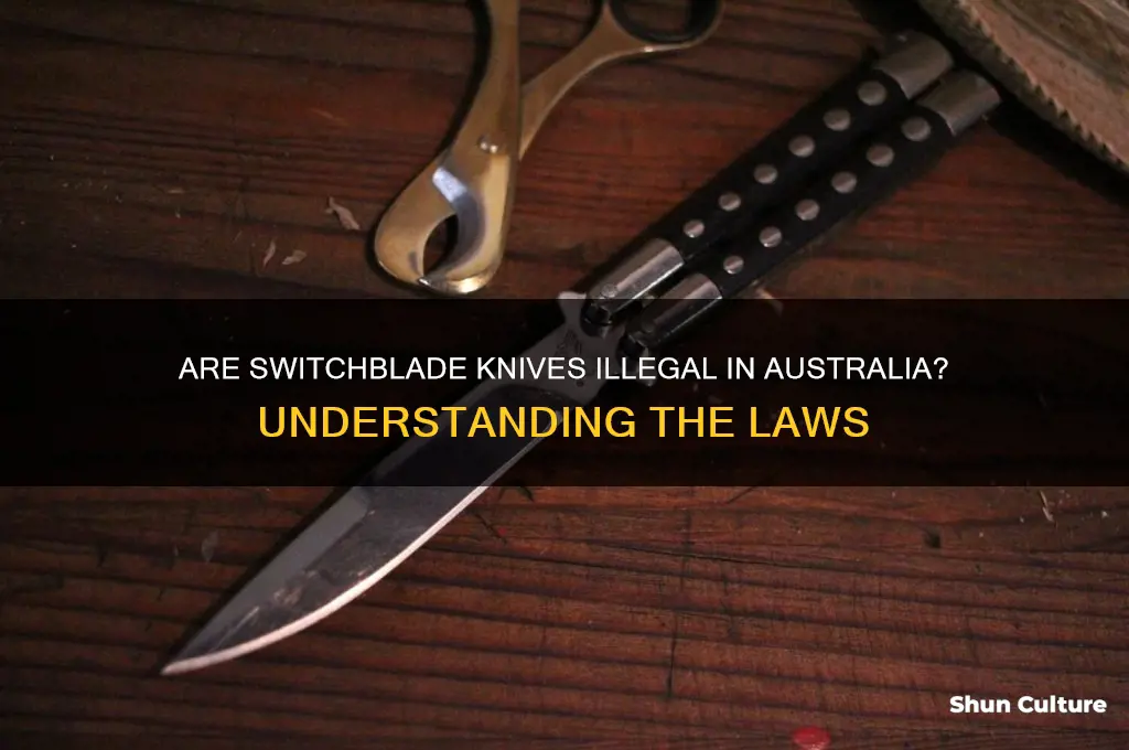 are switchblade knife illegal in australia