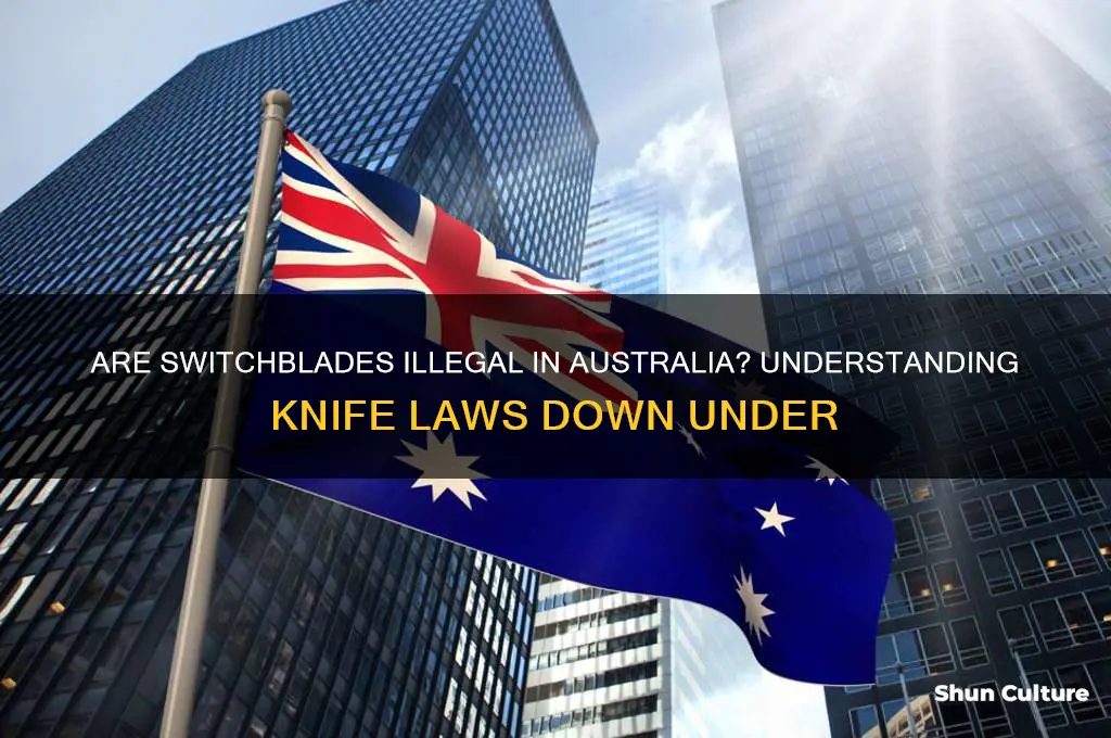 are switchblades illegal in australia