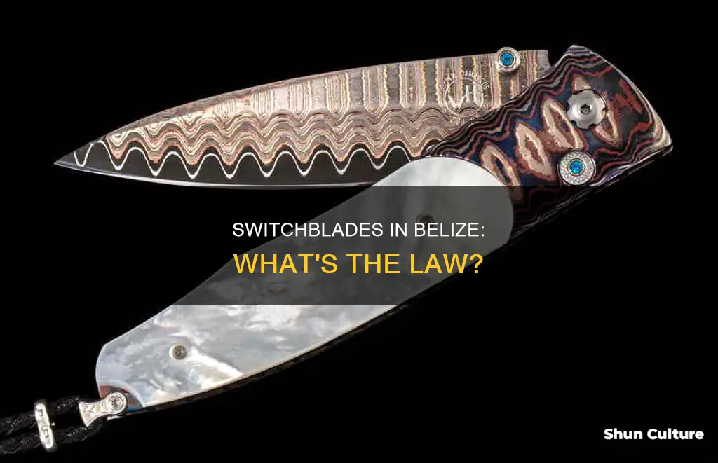 are switchblades legal in belize