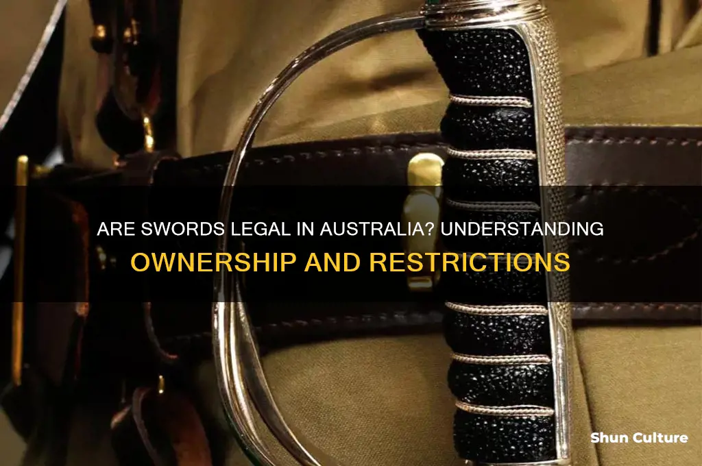 are swords illegal in australia
