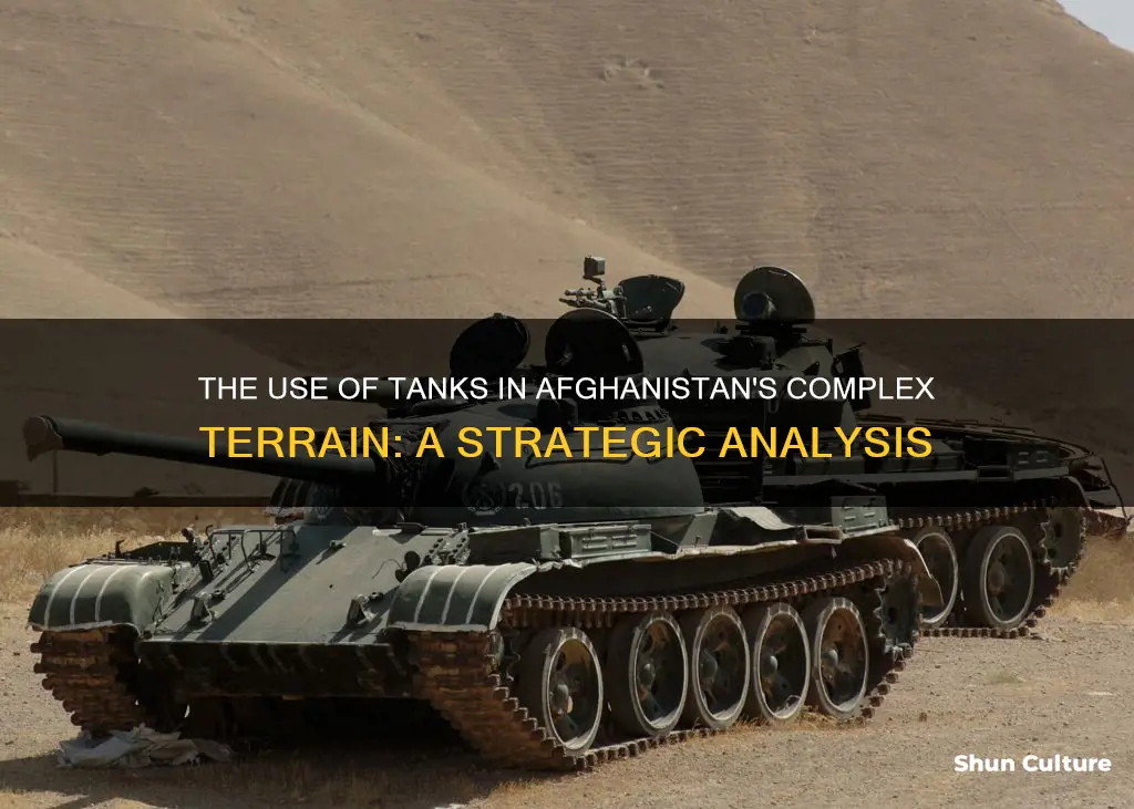 are tanks used in afghanistan