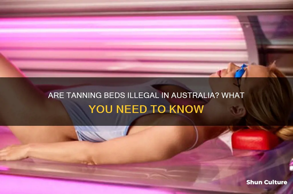 are tanning beds illegal in australia
