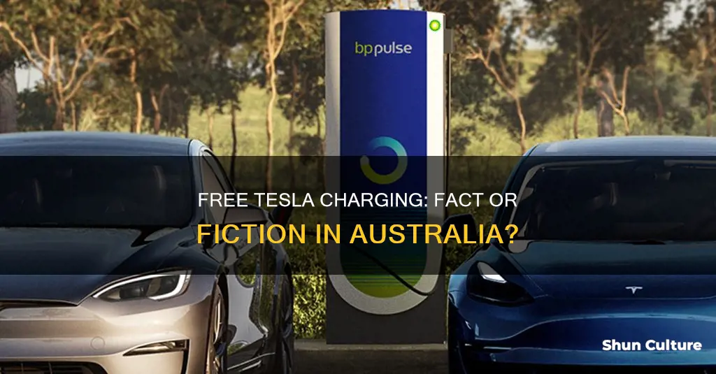 are tesla charging stations free australia