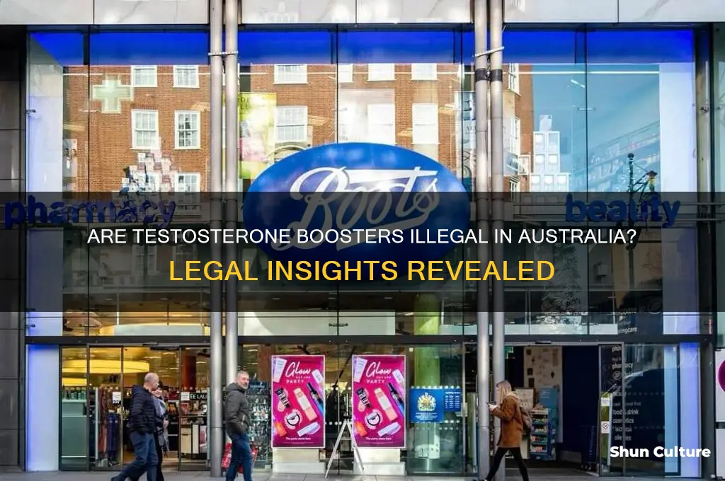 are testosterone boosters illegal in australia