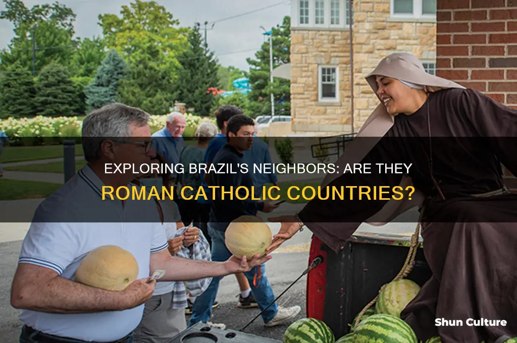 are the countries surrounding brazil roman colaythic