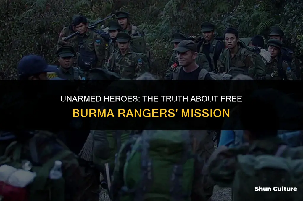 are the free burma rangers armed