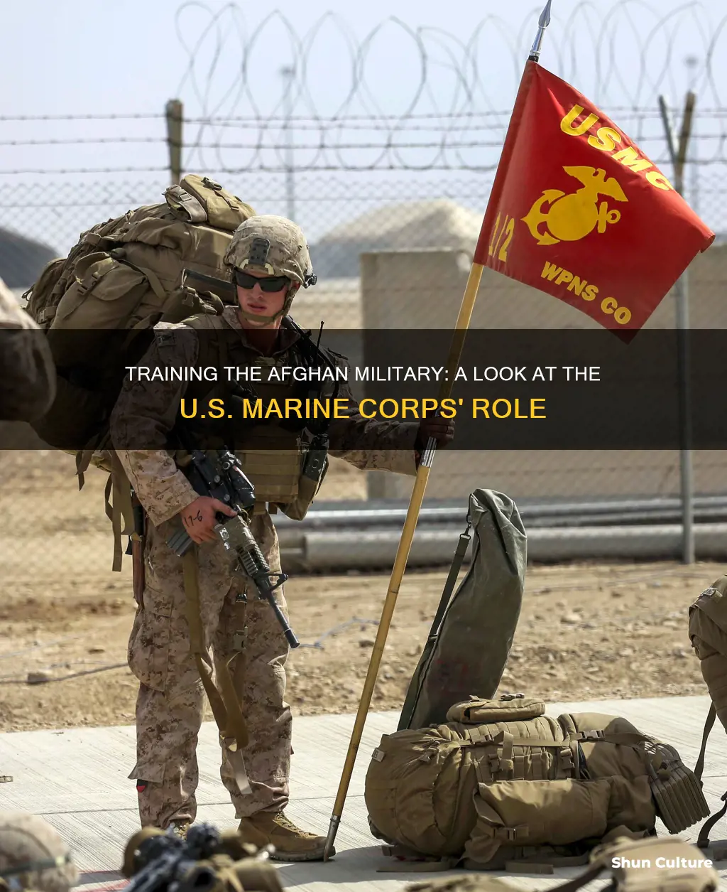 are the marines train people in afghanistan