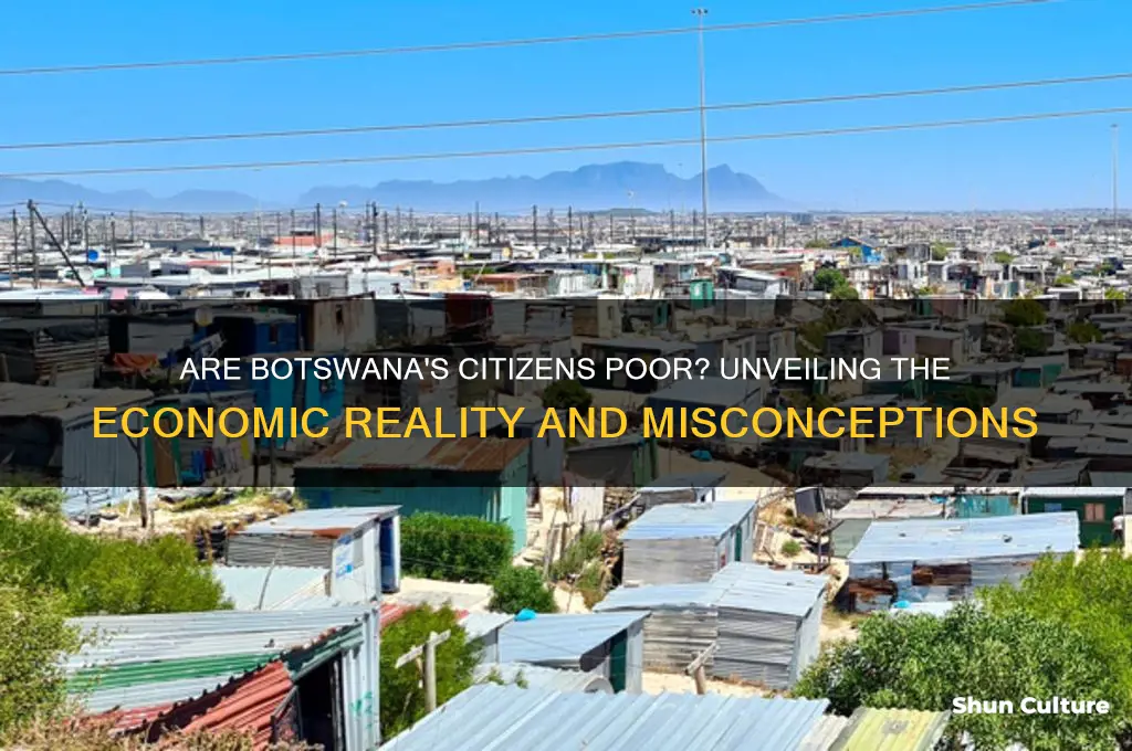 are the people of botswana poor