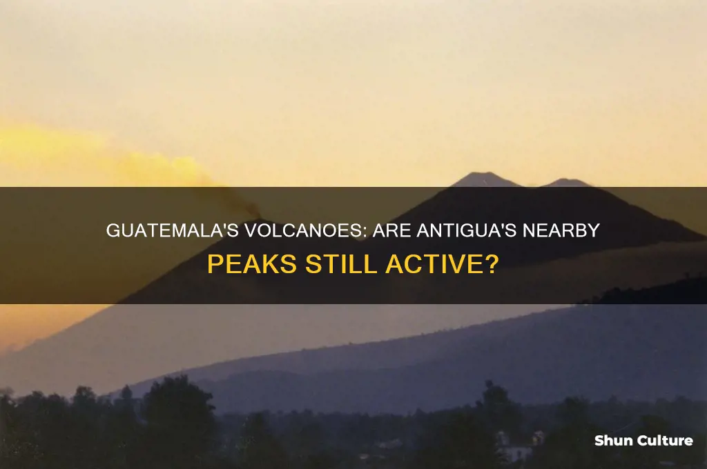 are the volcano in guatemala active antigua