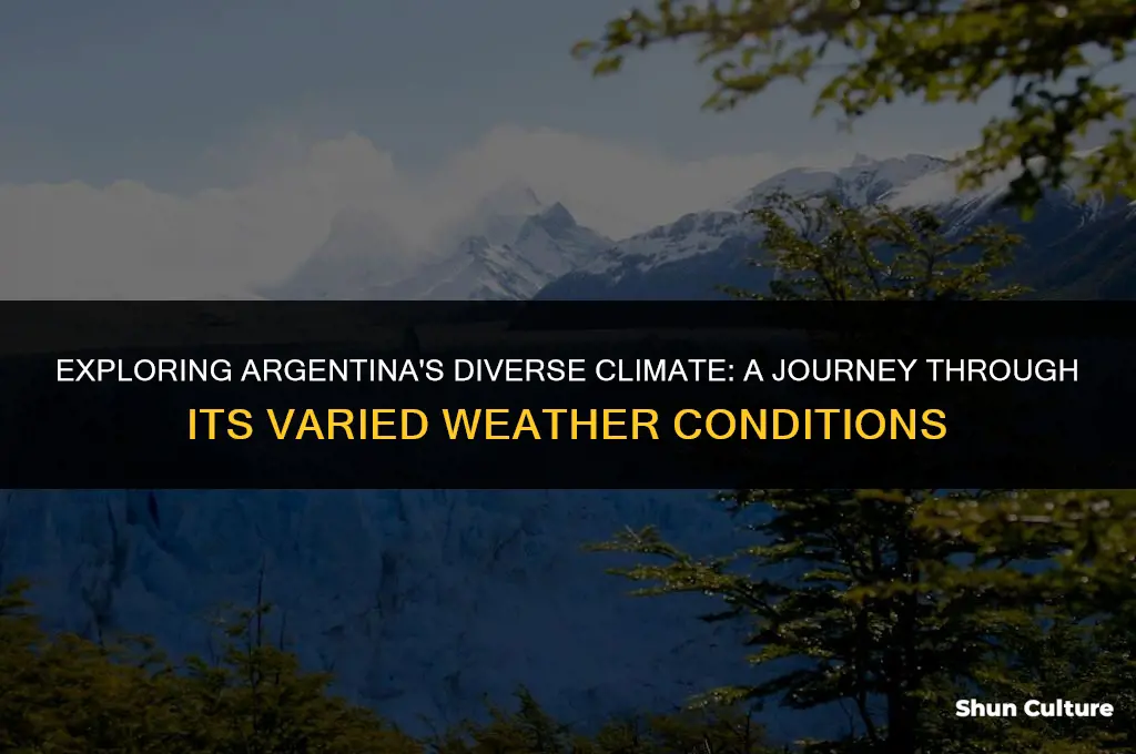 are the weather conditions the same throughout argentina