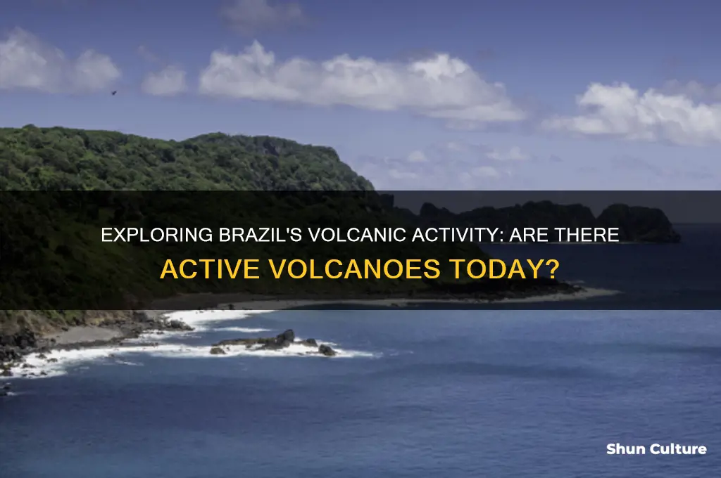 are there active volcanoes in brazil