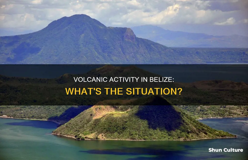 are there any active volcanoes in belize