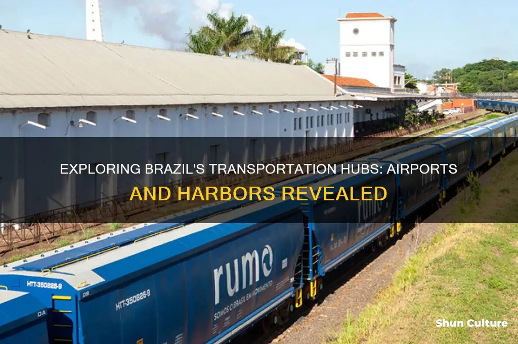 are there any air ports or harbors in brazil