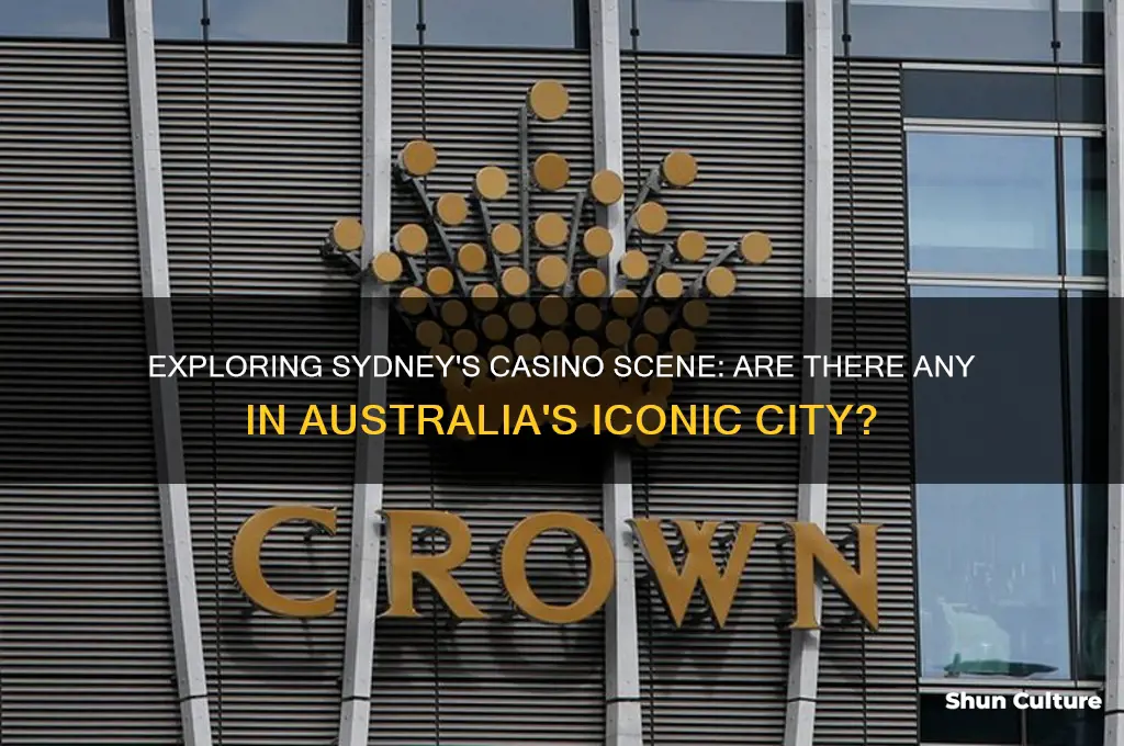 are there any casinos in sydney australia
