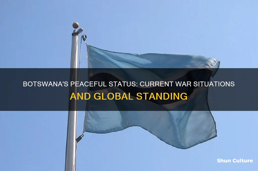 are there any current wars in botswana