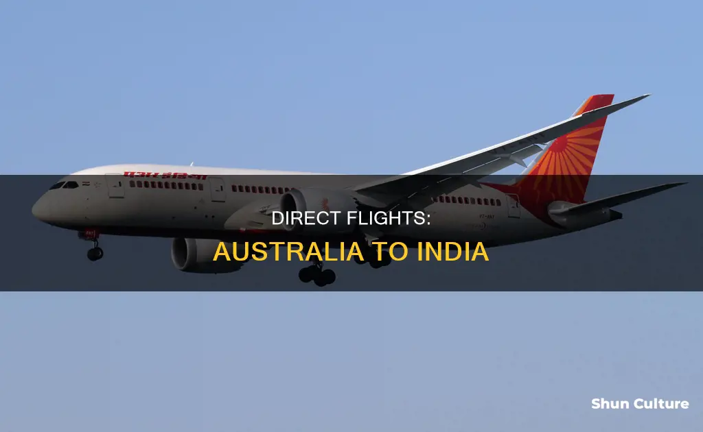 are there any direct flights from australia to india