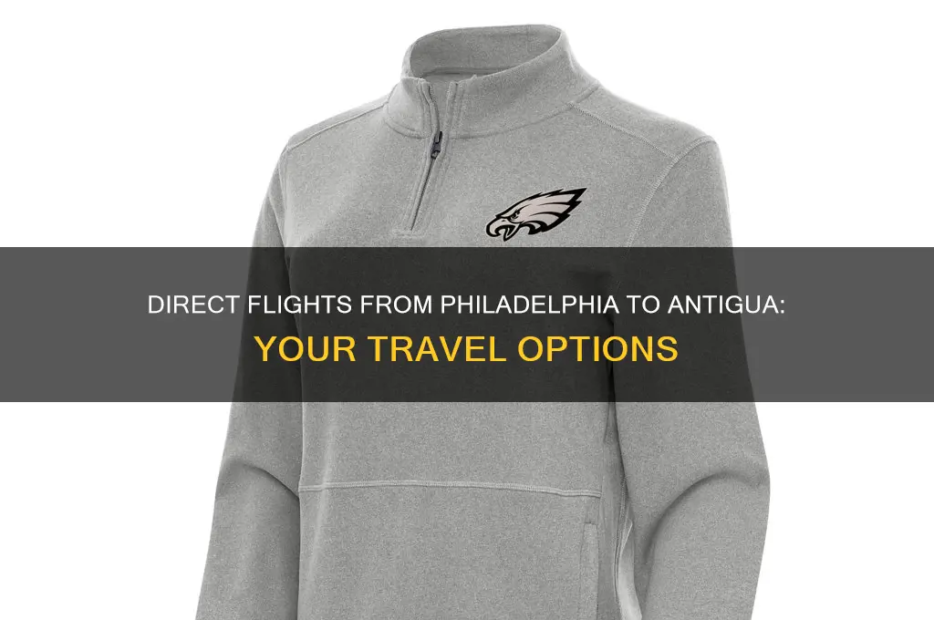 are there any direct flights from philadelphia to antigua