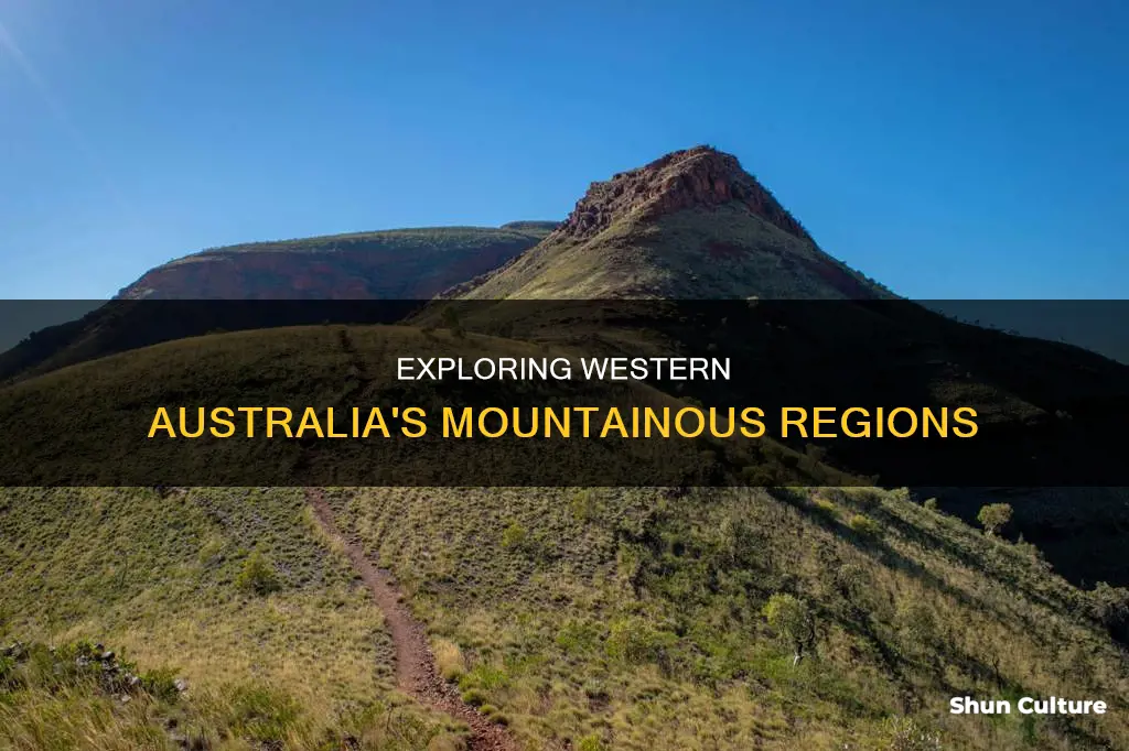 are there any mountains in western australia
