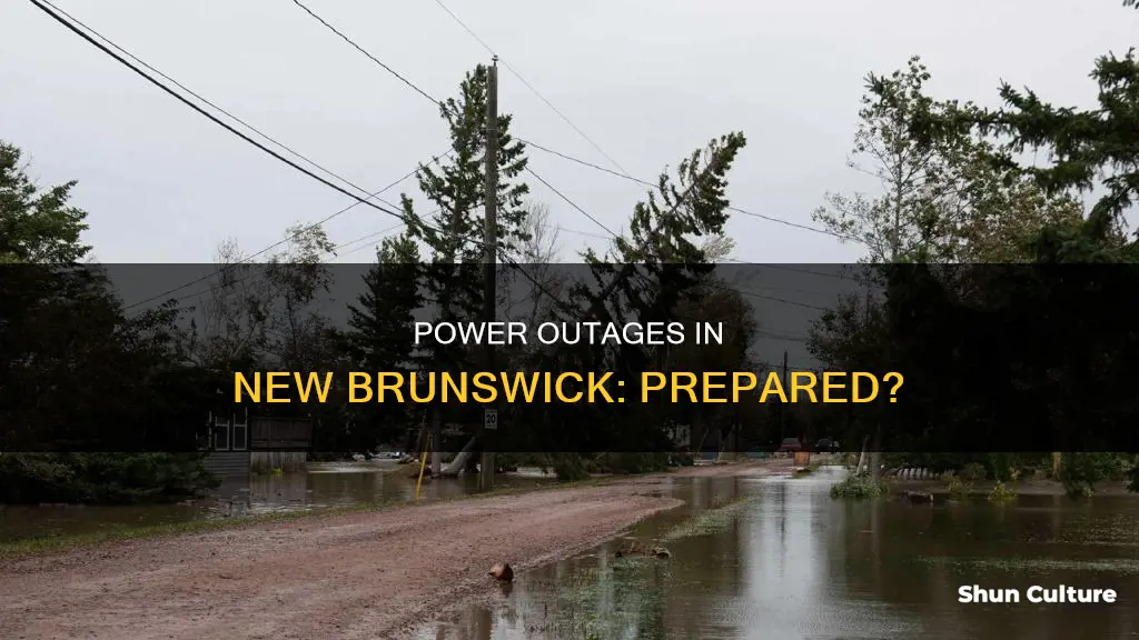 are there any power outages in new brunswick