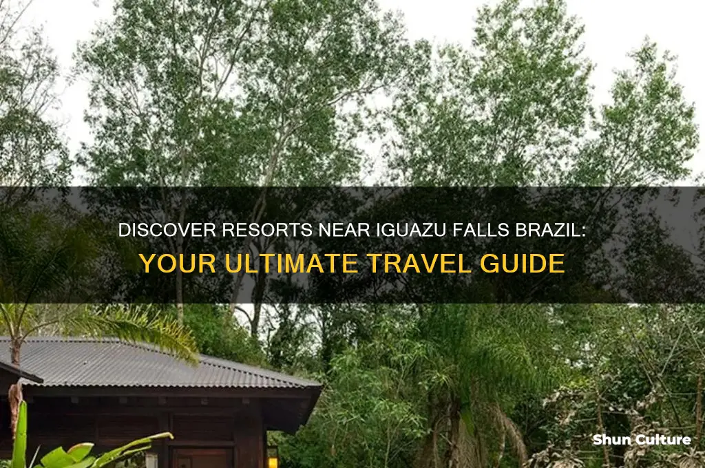 are there any resorts near iguazu falls brazil