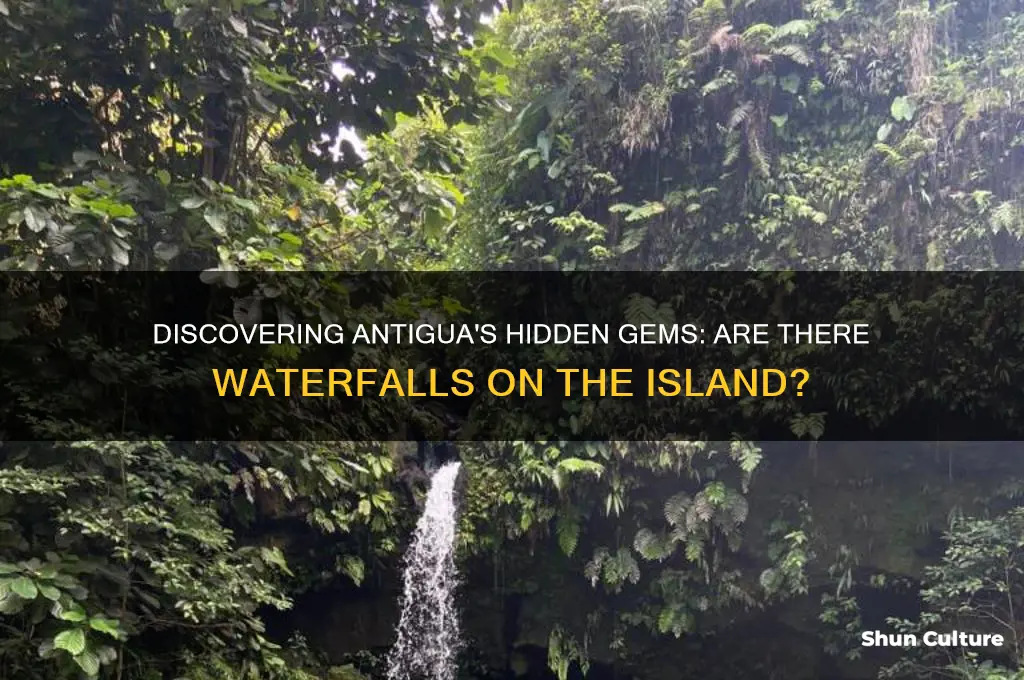 are there any waterfalls in antigua