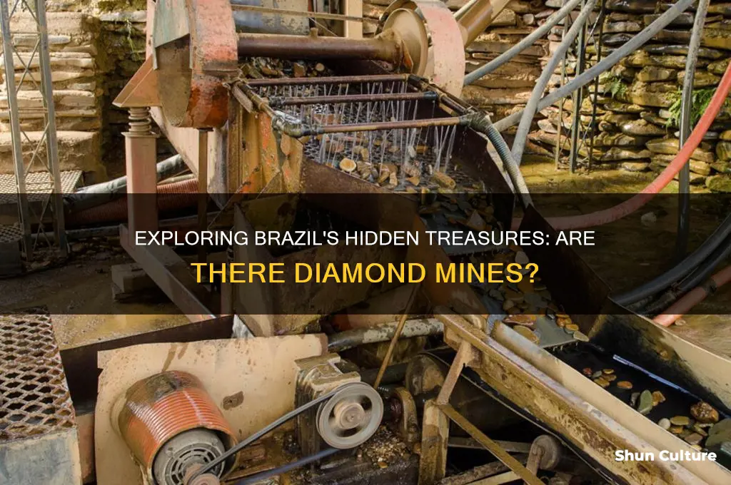are there diamond mines in brazil