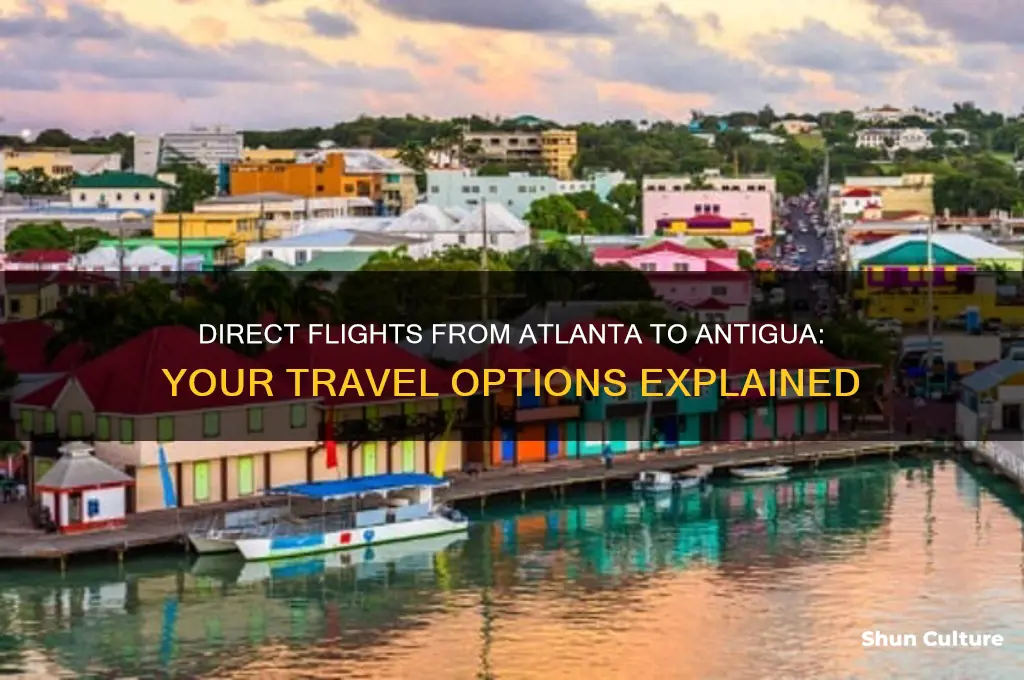 are there direct flights from atlanta to antigua