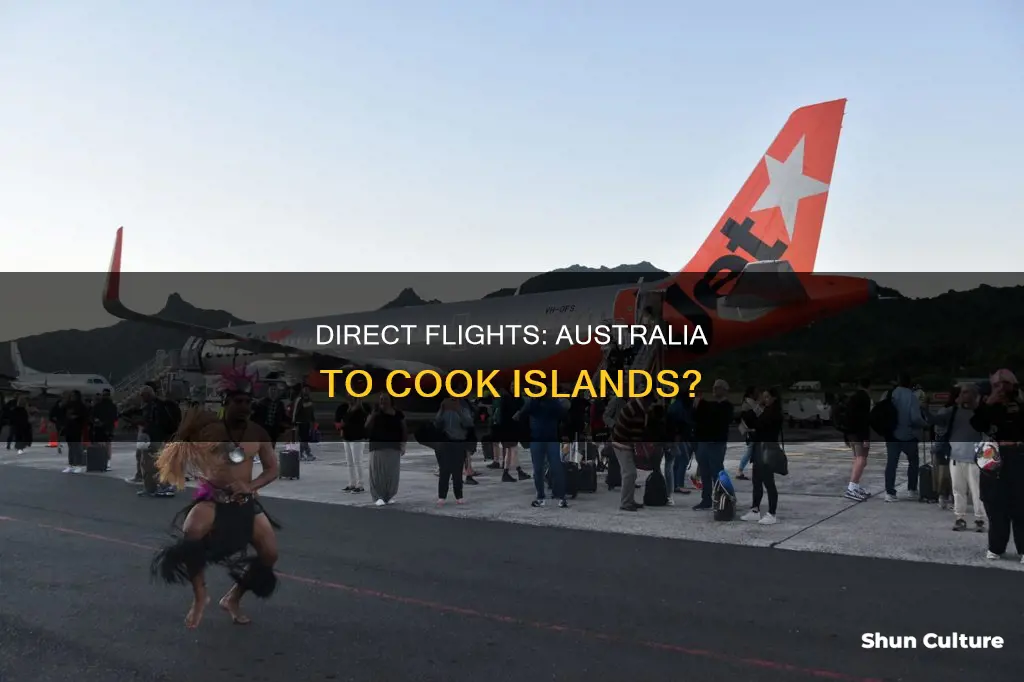 are there direct flights from australia to cook islands