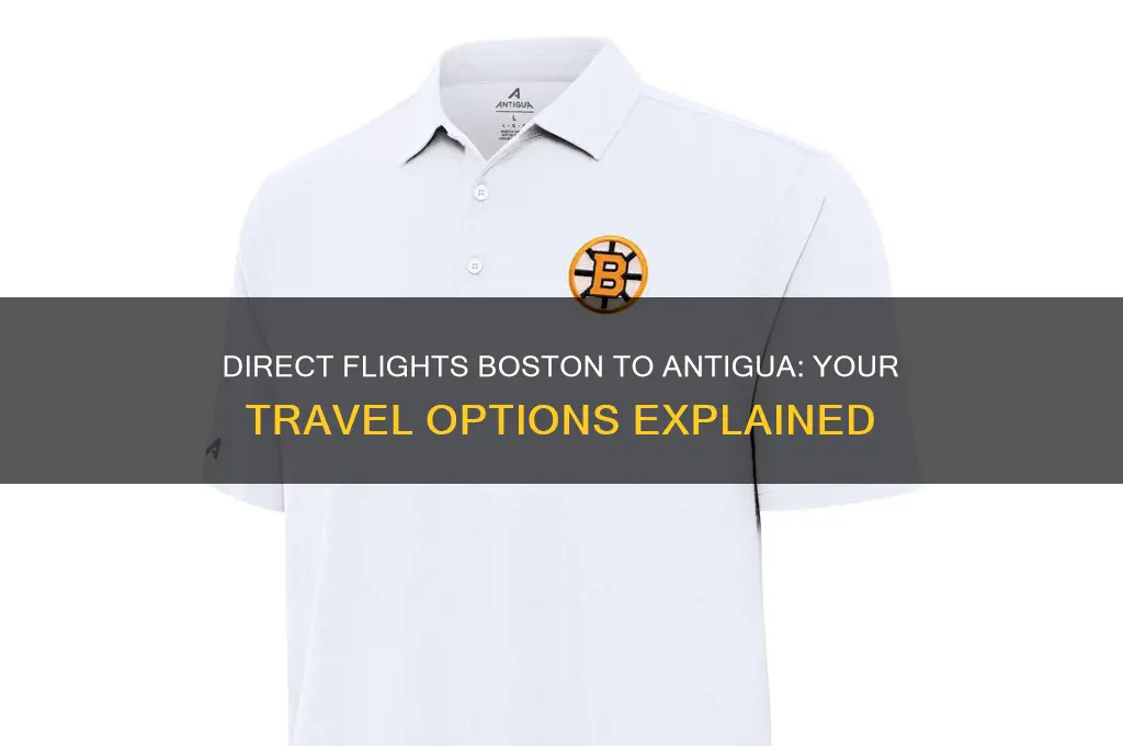 are there direct flights from boston to antigua